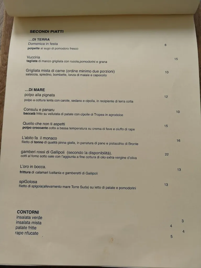 Menü_Bottega dei Sapori | Ristorante - Trattoria tipica salentina_Ugento_Bild_3