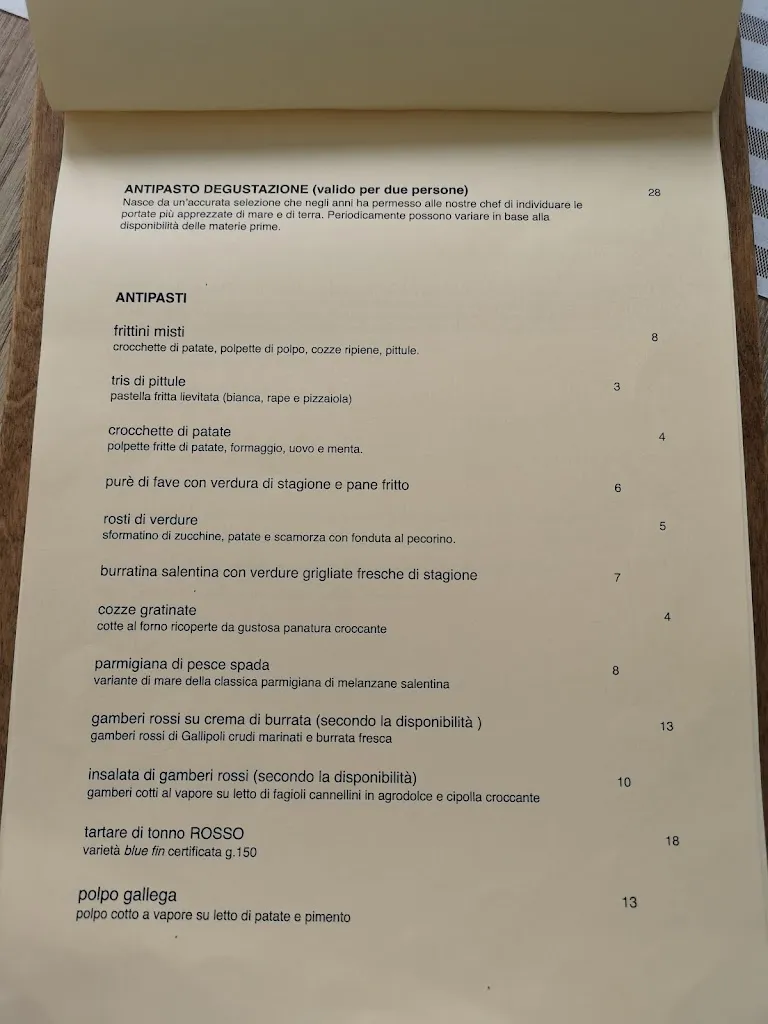 Menü_Bottega dei Sapori | Ristorante - Trattoria tipica salentina_Ugento_Bild_4