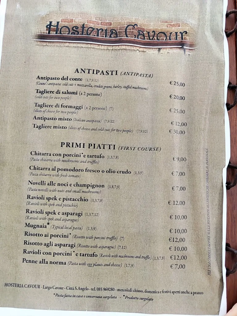 Menu_Hosteria Cavour_Città Sant'Angelo_image_1