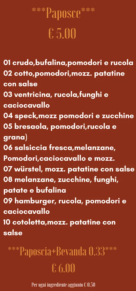 Menu_Pizzeria Pane & Pomodoro Torremaggiore_Torremaggiore_image_1