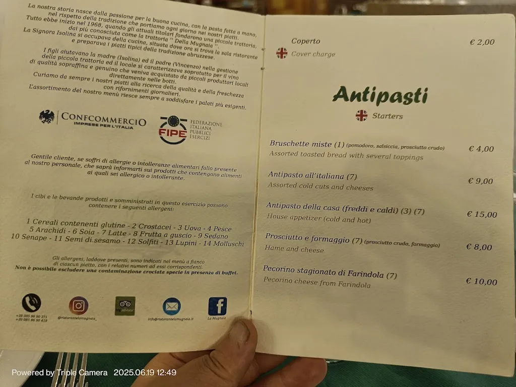 Menu_Ristorante La Mugnaia_Città Sant'Angelo_image_2