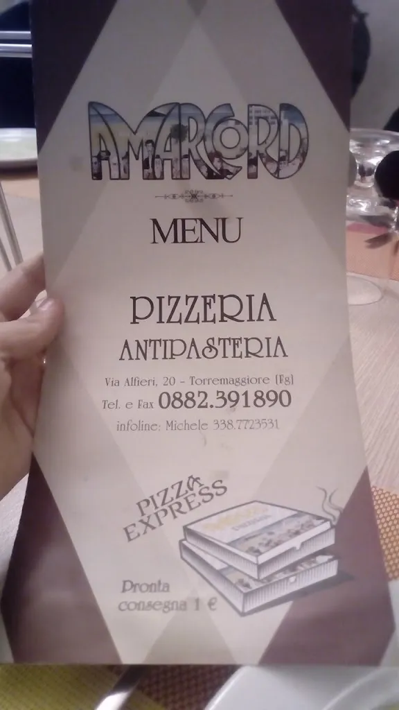 Menu_pizzeria amarcord di de meo michele_Torremaggiore_image_4