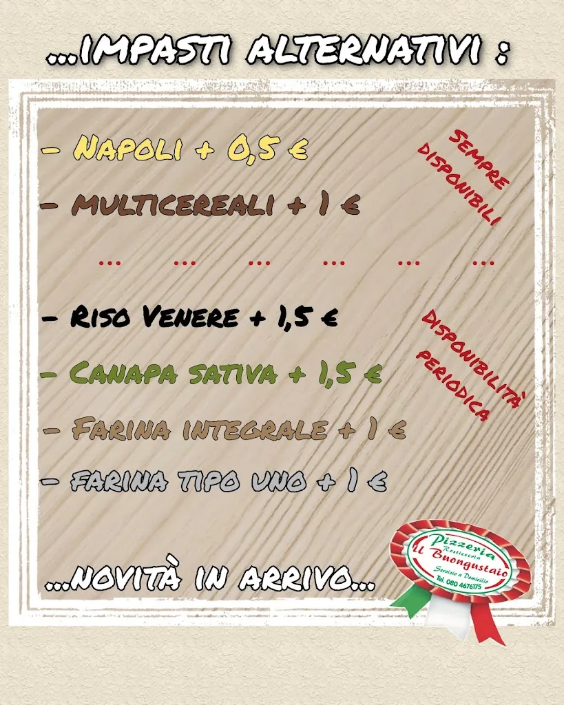 Menu_Pizzeria Il Buongustaio_Valenzano_image_1