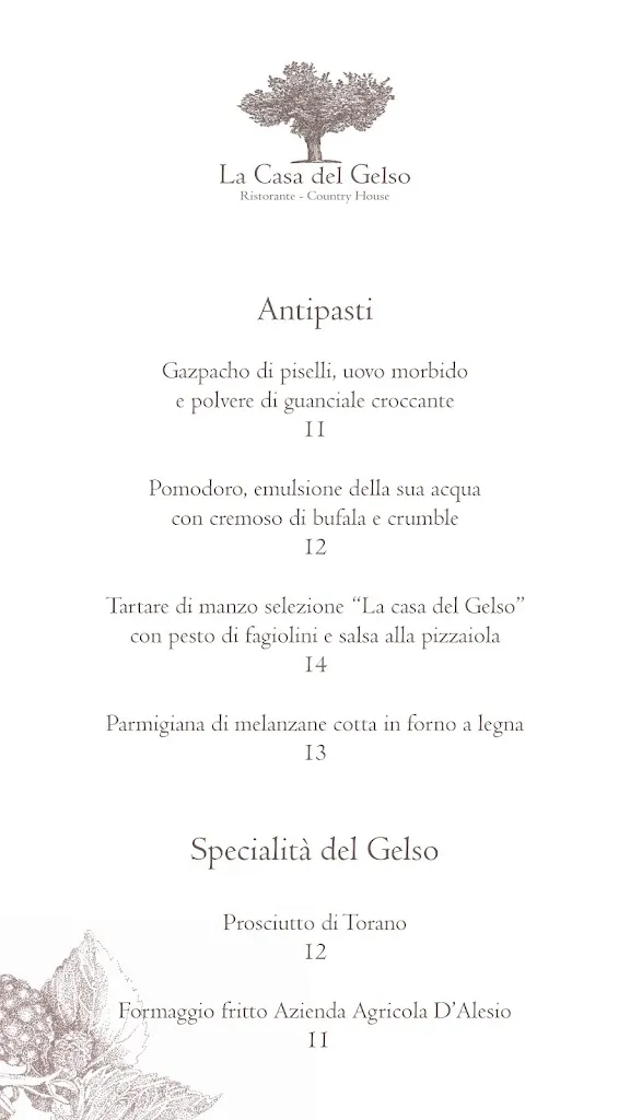 Menu_La Casa del Gelso Ristorante - Country House_Città Sant'Angelo_image_4