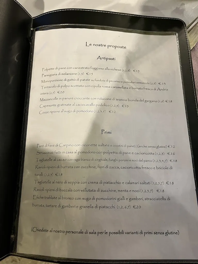 Menu_L'Orto Del Conte_Vico del Gargano_image_1