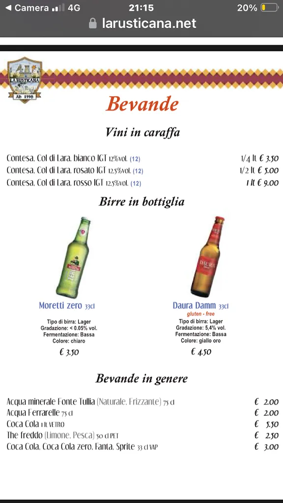 Menu_La Rusticana Ristorante - Pizzeria_Città Sant'Angelo_image_4