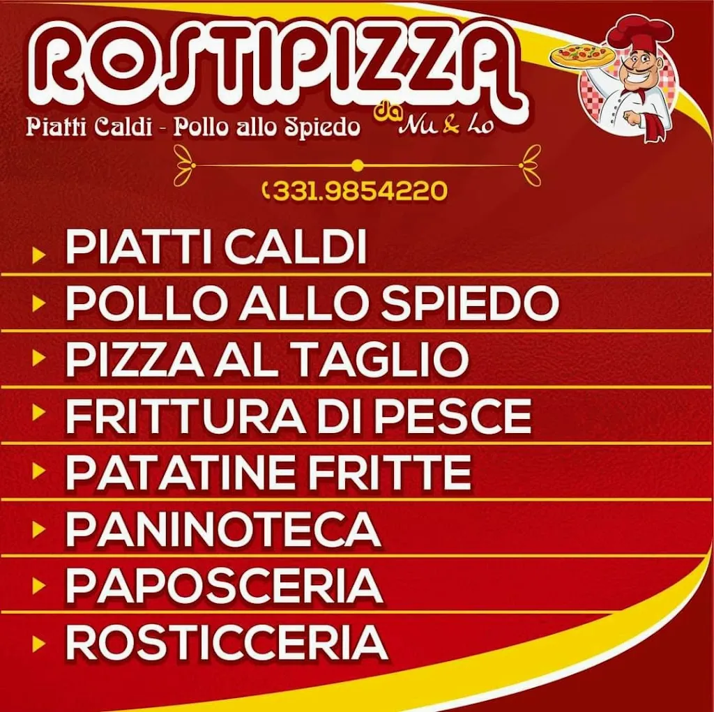 Menu_Pizzeria. Rosticceria Con Piatti tipici da Asporto E Polli Allo Spiedo. ROSTIPIZZA Frittura di pesce_Vico del Gargano_image_2