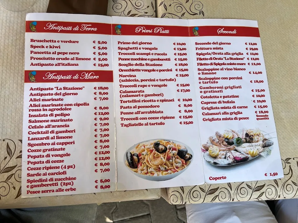 Menu_Ristorante bar pizzeria la stazione di calenella_Vico del Gargano_image_1