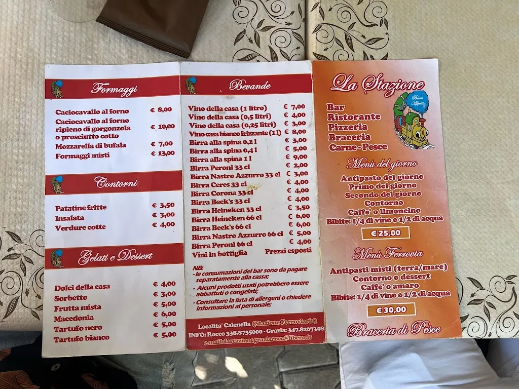 Menu_Ristorante bar pizzeria la stazione di calenella_Vico del Gargano_image_2