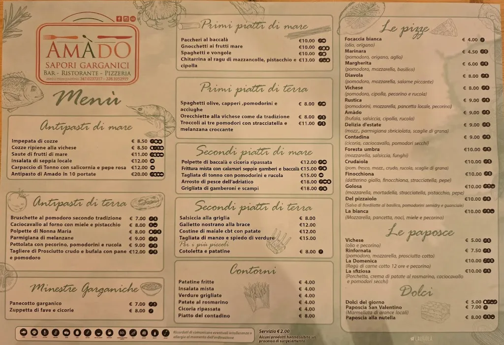 Menu_AMÀDO DI DEL VISCIO MATTEO_Vico del Gargano_immagine_1