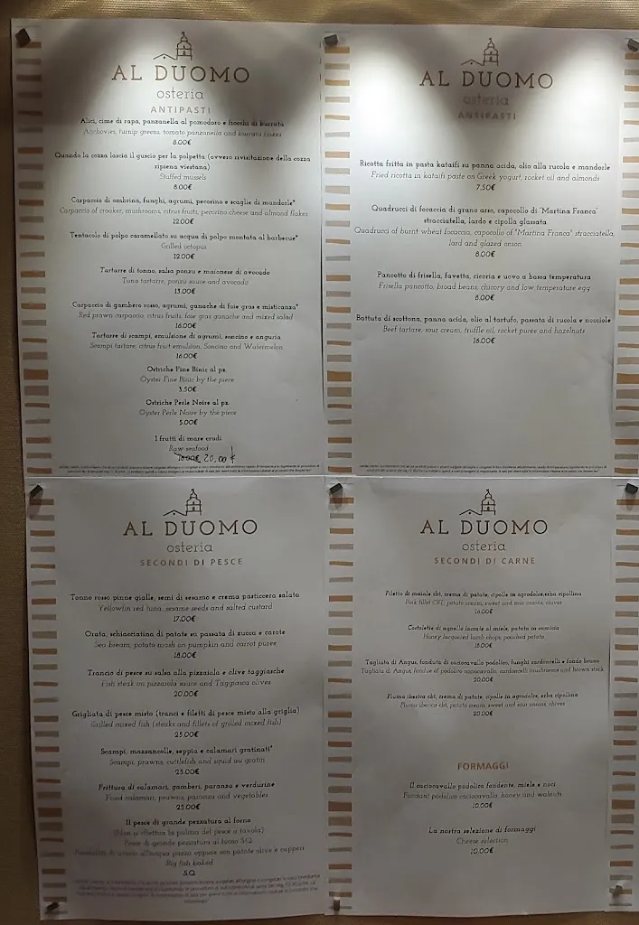 Menu_Osteria Al Duomo_Vieste_image_1