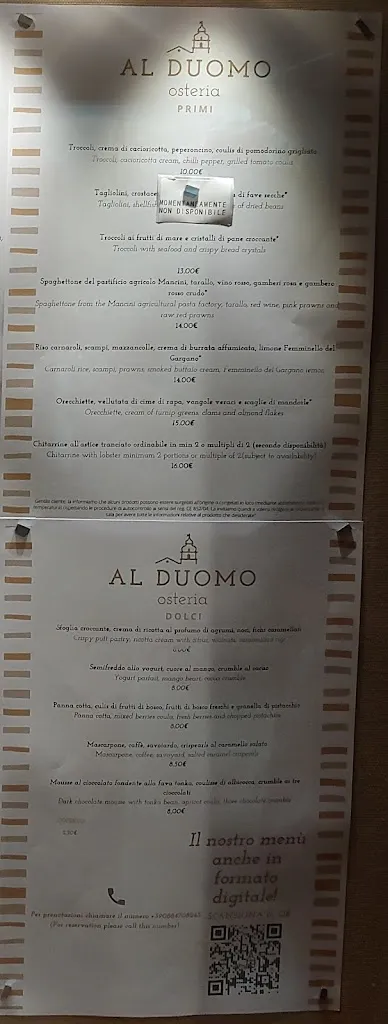 Menu_Osteria Al Duomo_Vieste_image_3