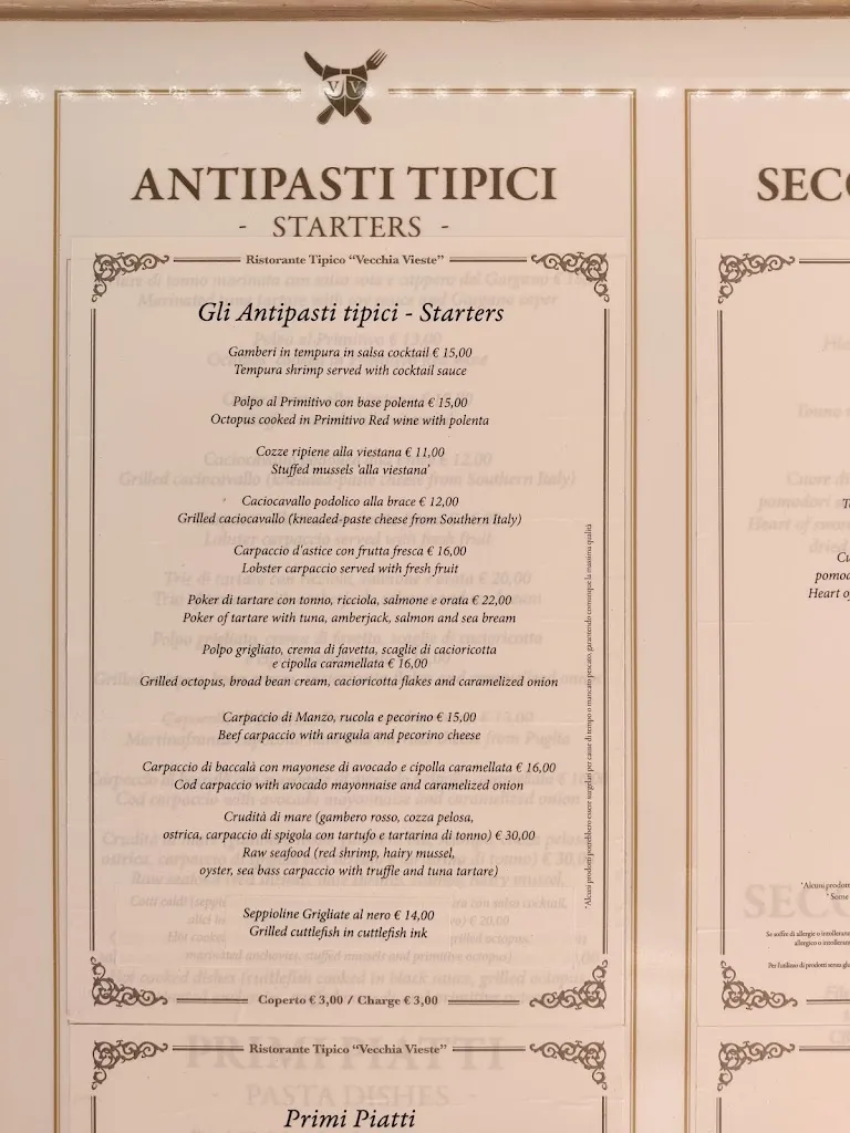 Menu_Vecchia Vieste RistoranteTipico_Vieste_image_3