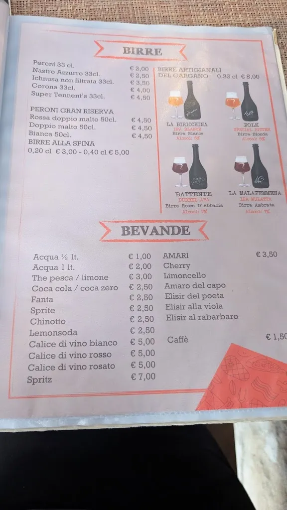 Menu_Antichi Sapori_Vieste_immagine_2