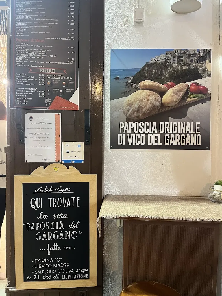 Menu_Antichi Sapori_Vieste_immagine_3