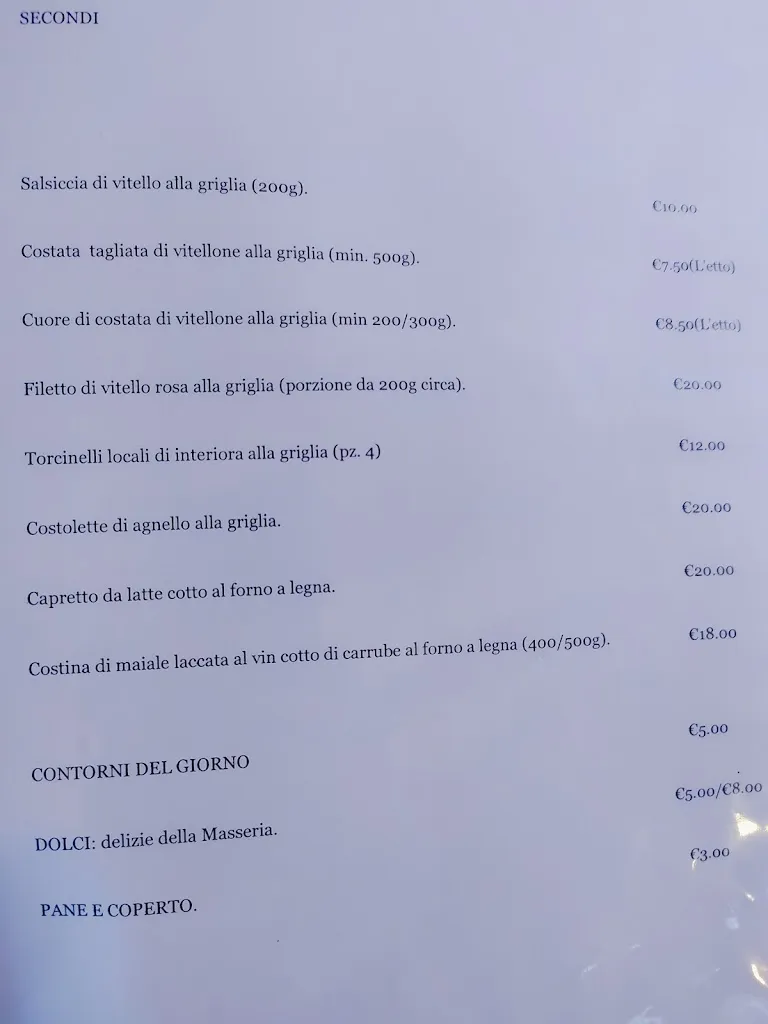 Menu_Masseria San Salvatore_Vieste_image_4