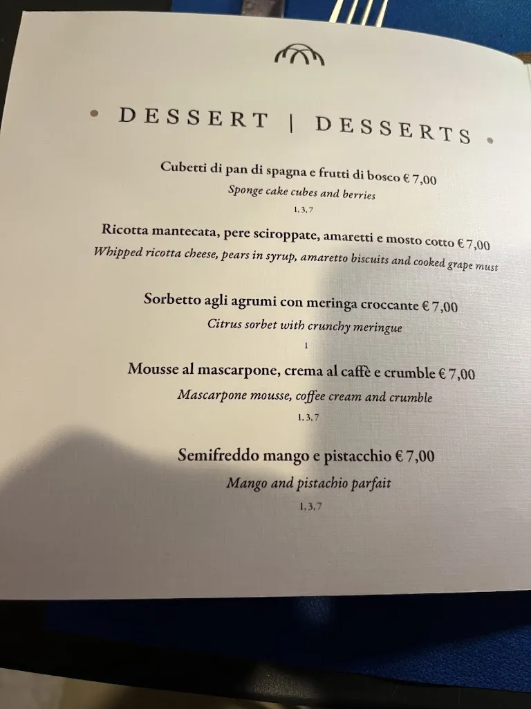 Menu_Ristorante Osteria Degli Archi Di Vescera Michele_Vieste_image_1