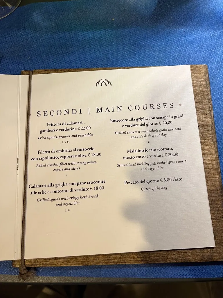 Menu_Ristorante Osteria Degli Archi Di Vescera Michele_Vieste_image_3