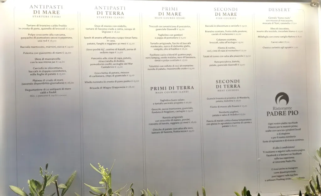 Menu_Ristorante Padre Pio_Vieste_image_1
