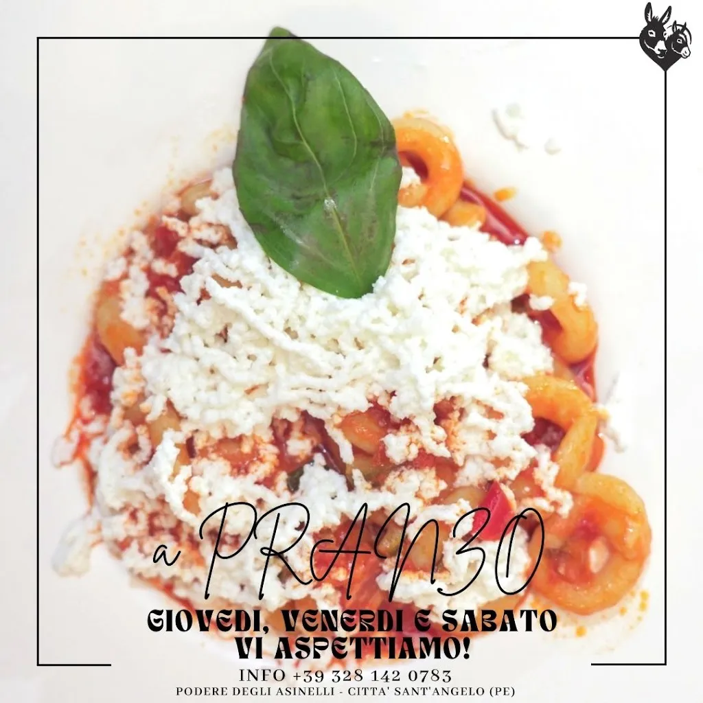 Menu_Podere degli Asinelli - Ristorante, Piscina, b&b, Location Città Sant'Angelo _Città Sant'Angelo_image_3