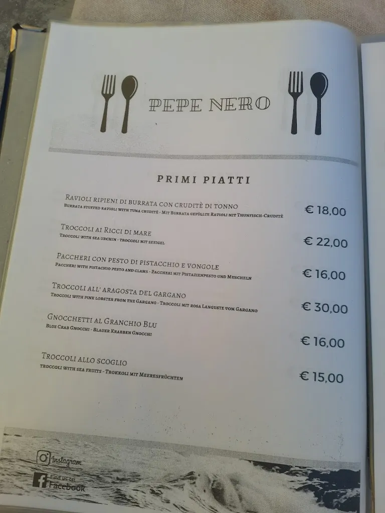 Menu_Pepe Nero Vieste_Vieste_image_4