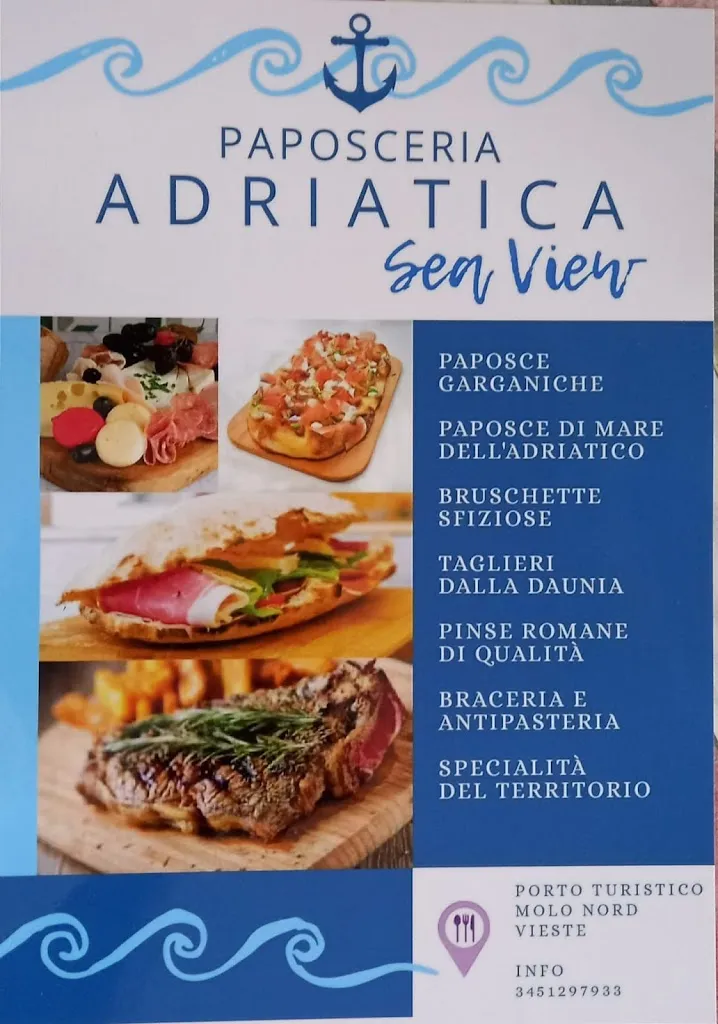 Menu_PAPOSCERIA Adriatica Sea View_Vieste_image_1