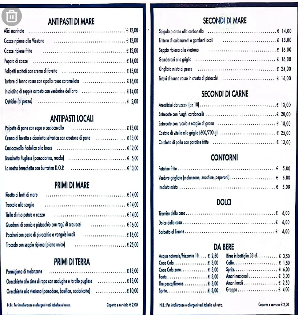 Menu_Trattoria La Galea_Vieste_image_2