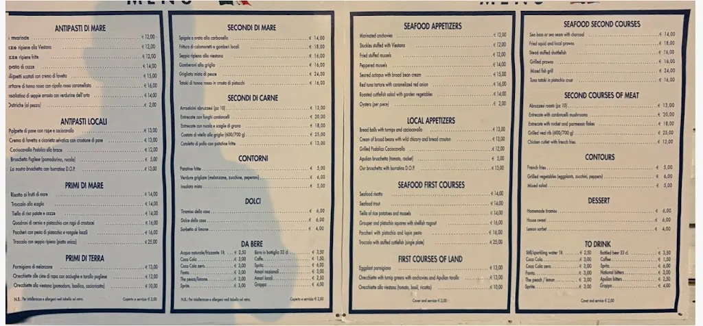 Menu_Trattoria La Galea_Vieste_image_3