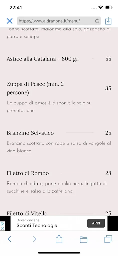 Menu_Al Dragone_Vieste_image_1