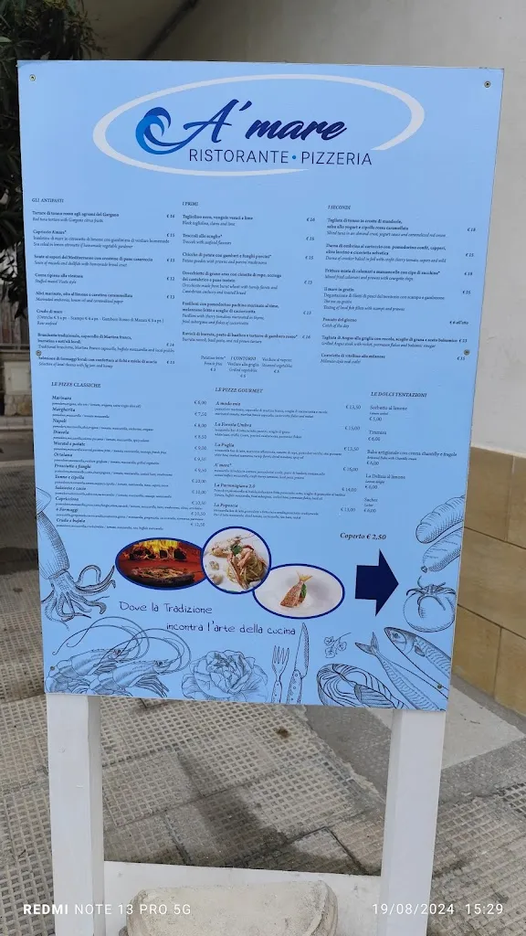 Menu_Ristorante A'mare_Vieste_image_1