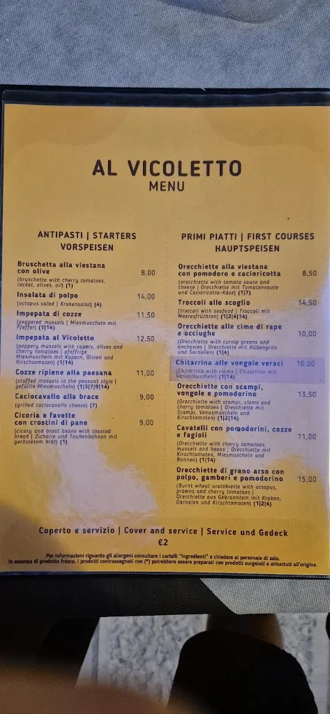 Menu_Al Vicoletto_Vieste_image_3