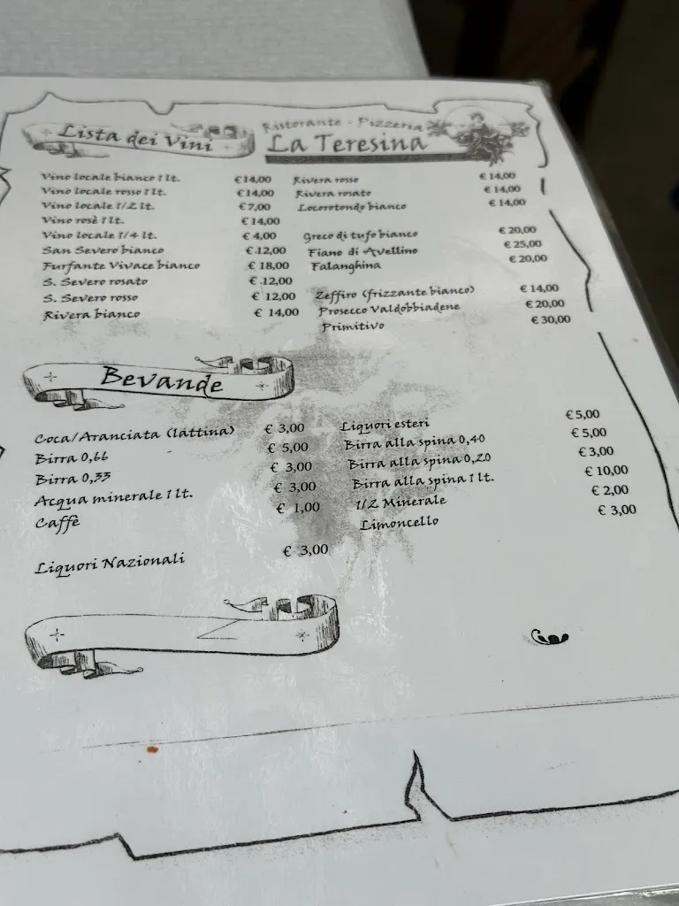 Menu_Ristorante La Teresina_Vieste_immagine_4