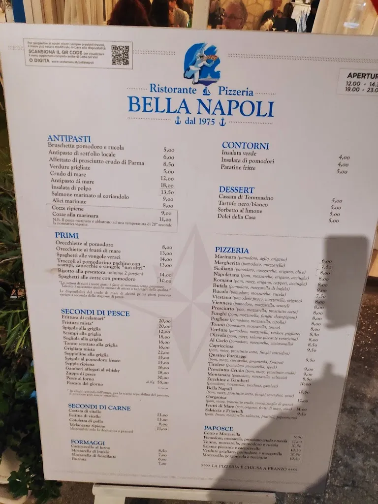 Menu_Ristorante Pizzeria Bella Napoli_Vieste_immagine_2