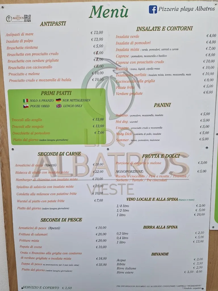 Menu_Lido Albatros_Vieste_image_2