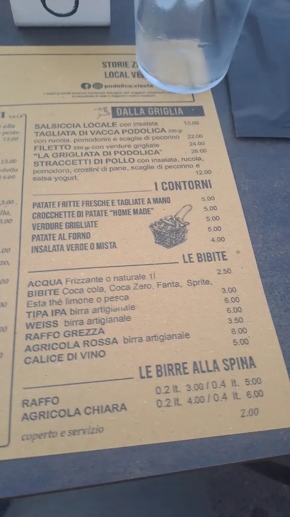 Menu_Podolica Apulian Burgers & Grill_Vieste_image_1