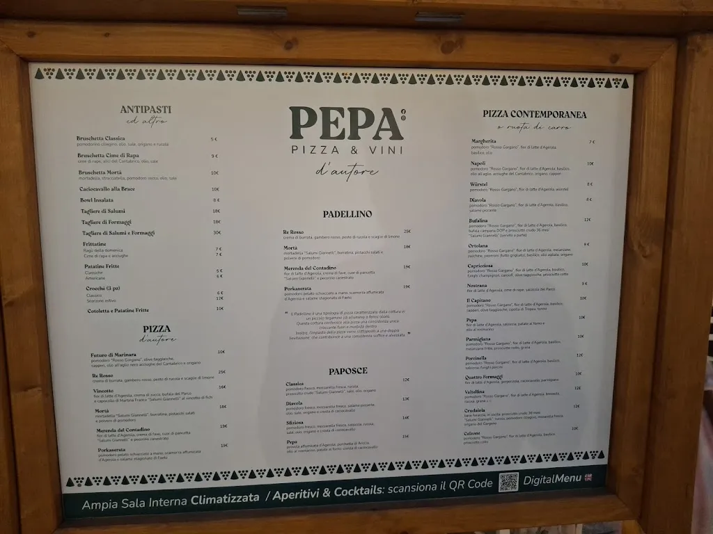 Menu_Pepa Pizza e Vini D’Autore_Vieste_image_1