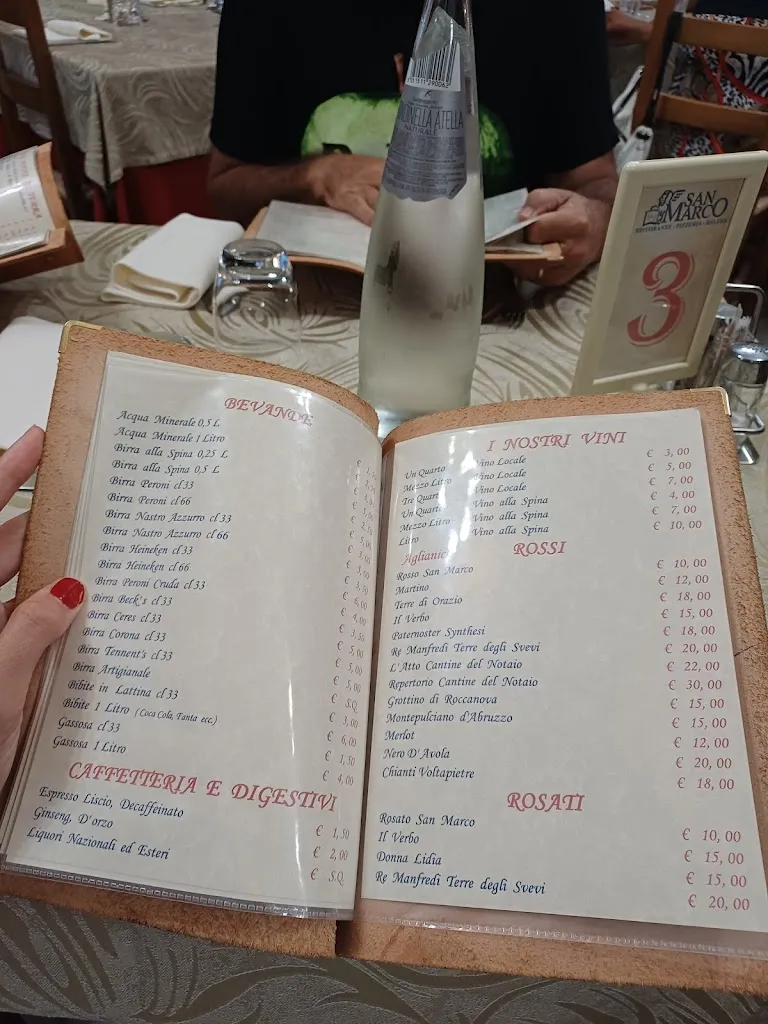 Menu_Ristorante Pizzeria San Marco - Terminal bus_Armento_image_3