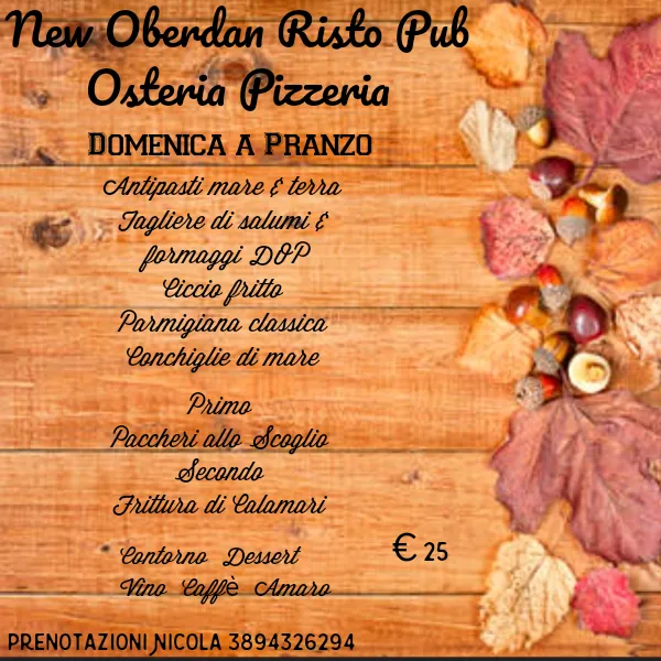 Menu_New Oberdan Risto Pub Osteria Pizzeria_Canosa di Puglia_image_3