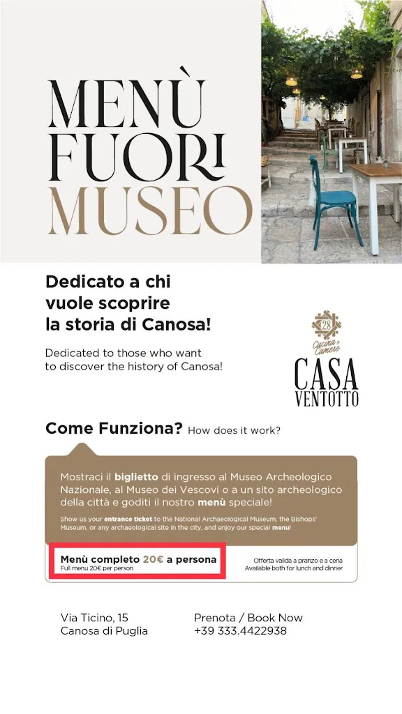 Menu_Casa 28_Canosa di Puglia_image_2