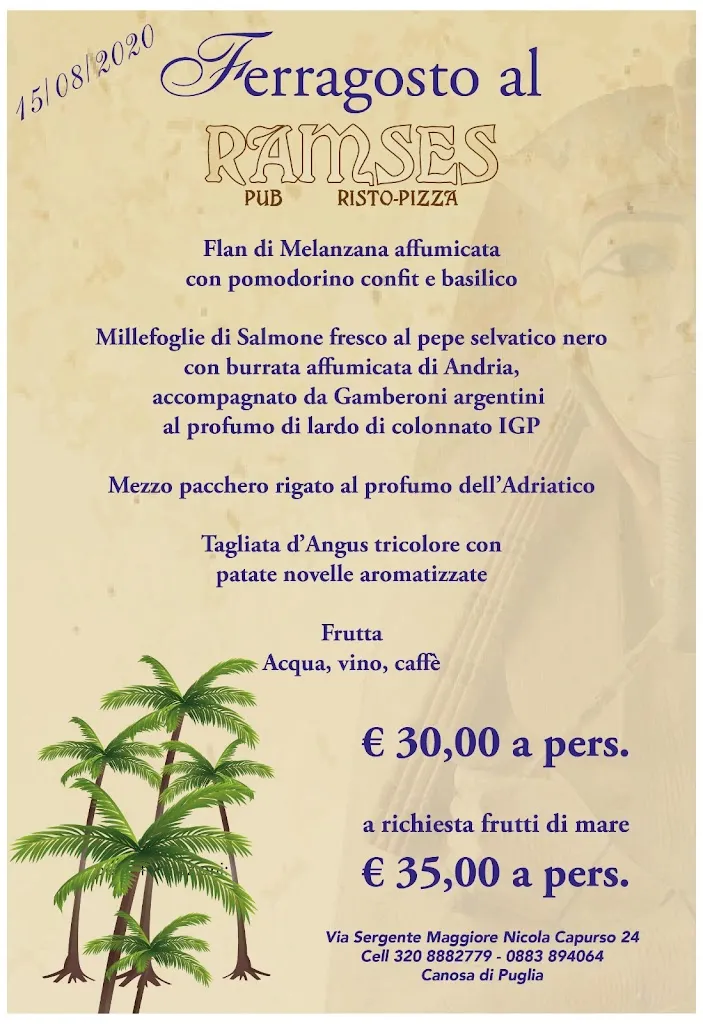Menu_Ramses_Canosa di Puglia_image_1
