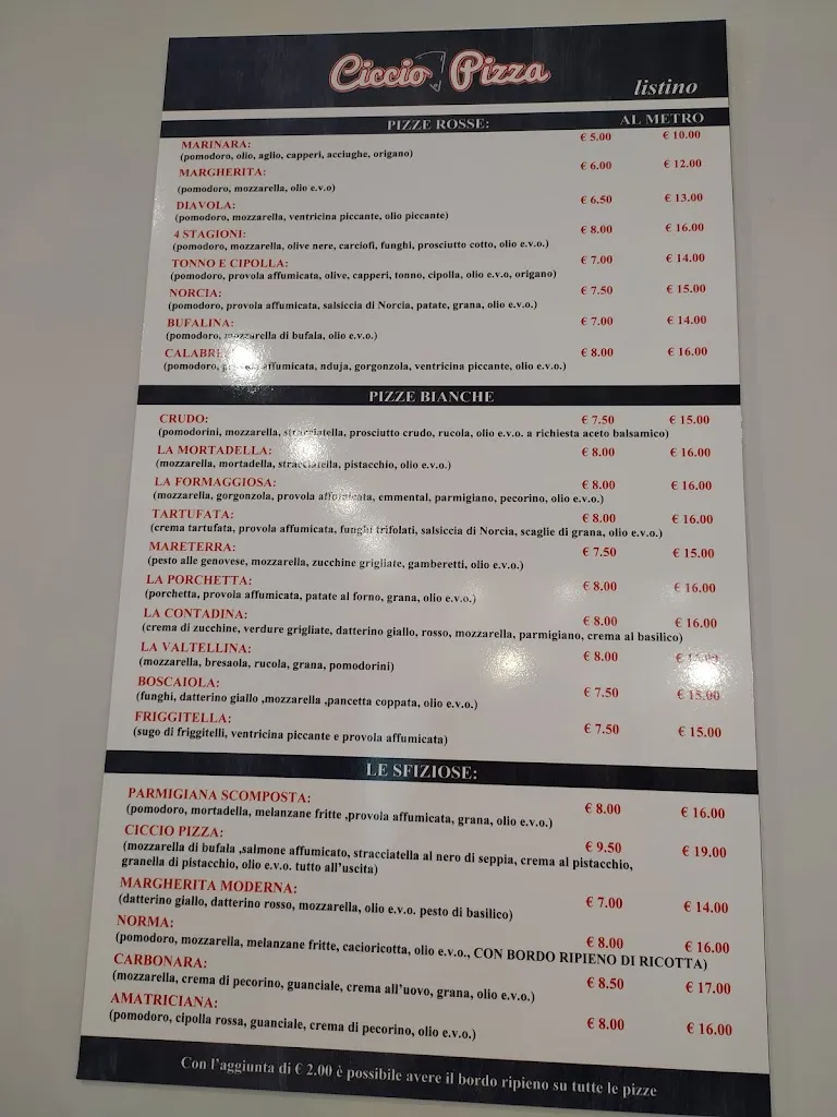 Menu_CiccioPizza_Canosa di Puglia_image_1