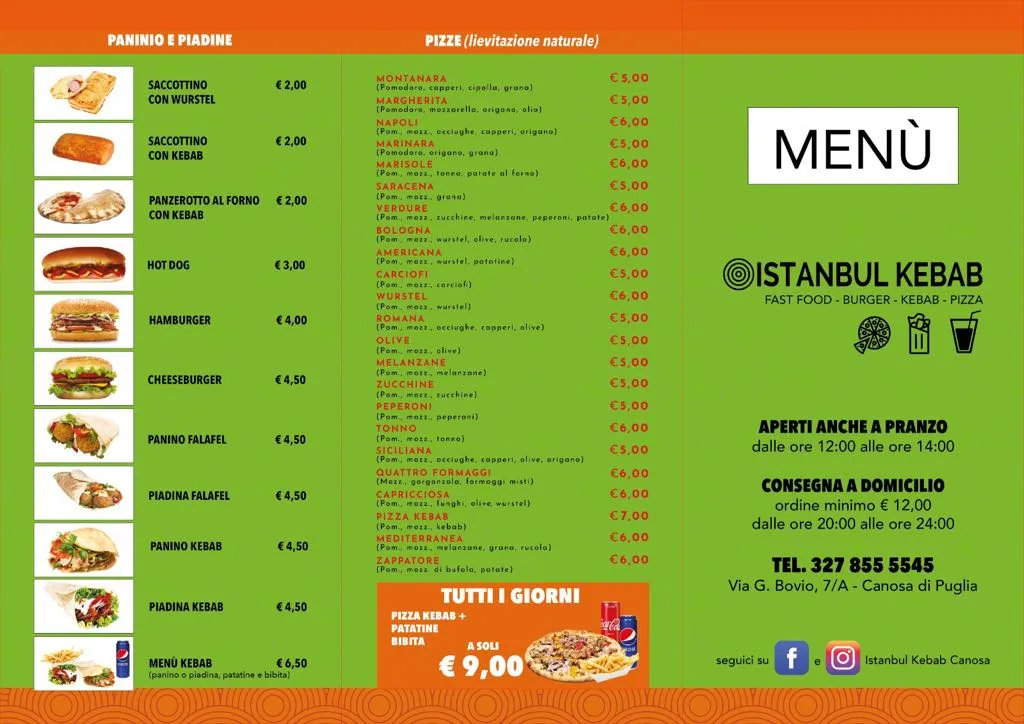 Menu_Istanbul Kebab_Canosa di Puglia_image_1