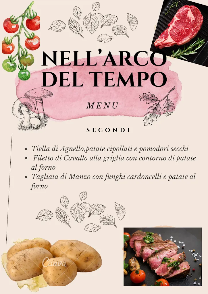 Menu_Nell'Arco del Tempo Ristopizza_Canosa di Puglia_image_1