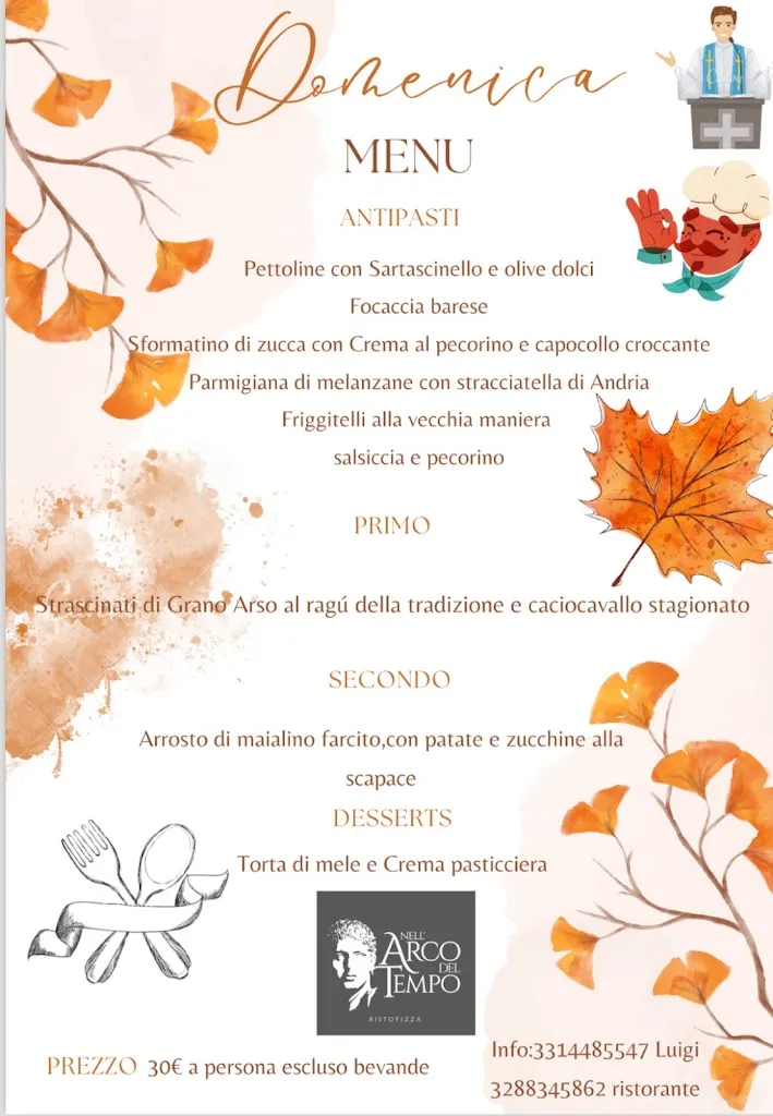 Menu_Nell'Arco del Tempo Ristopizza_Canosa di Puglia_image_2