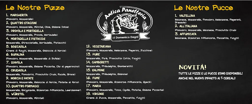 Menu_Antica Panetteria_Canosa di Puglia_immagine_1