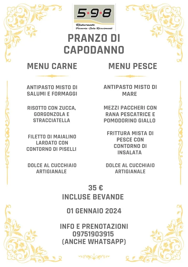 Menu_598 - Ristorante - Pizzeria - Sala ricevimenti_Brienza_image_1