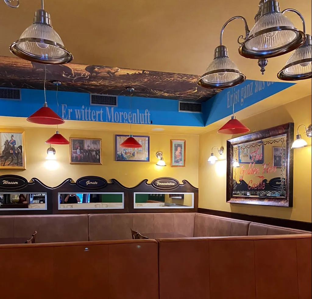 The Golden Hen Castle restaurant in Cancellara