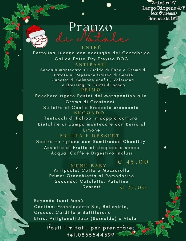 Menü_Ristorante Zelmira77_Bernalda_Bild_1