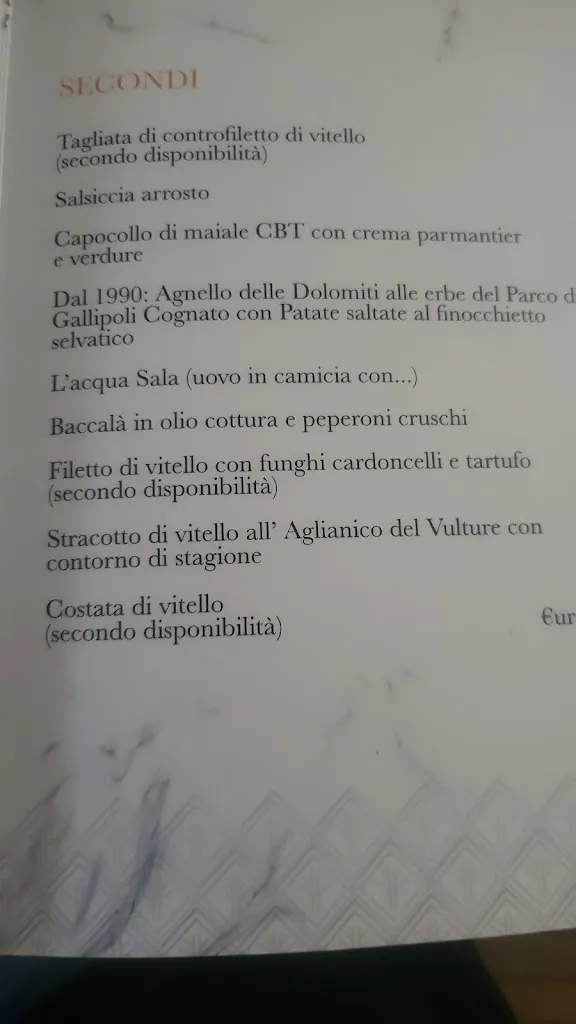 Menu_Restaurant At the Owl's Beak_Castelmezzano_image_1