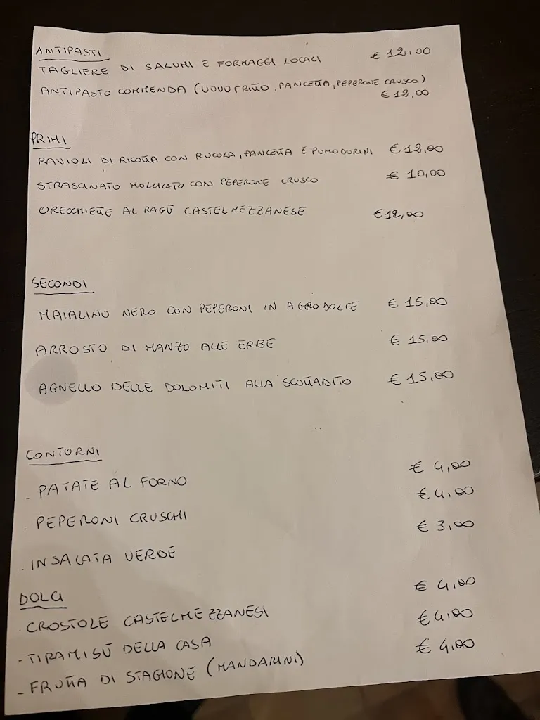 Menu_The Commandery of the Templars_Castelmezzano_immagine_1